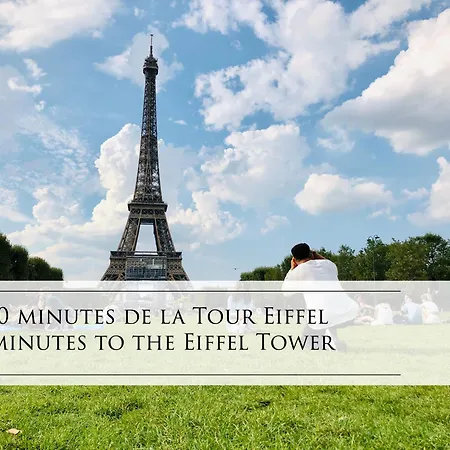 Eiffel Tower View Homestay,20mins To Paris *